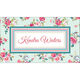 Delicate Roses Luggage Tags Image 3 of 3